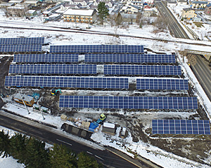 産業用太陽光発電　北海道　北見市留辺蘂町
